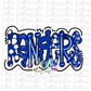 Rangers PNG - Rangers sublimation design - Digital Download - Royal and White