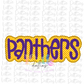 Panthers  PNG - Panthers Sublimation  - Digital Download - Purple and Gold