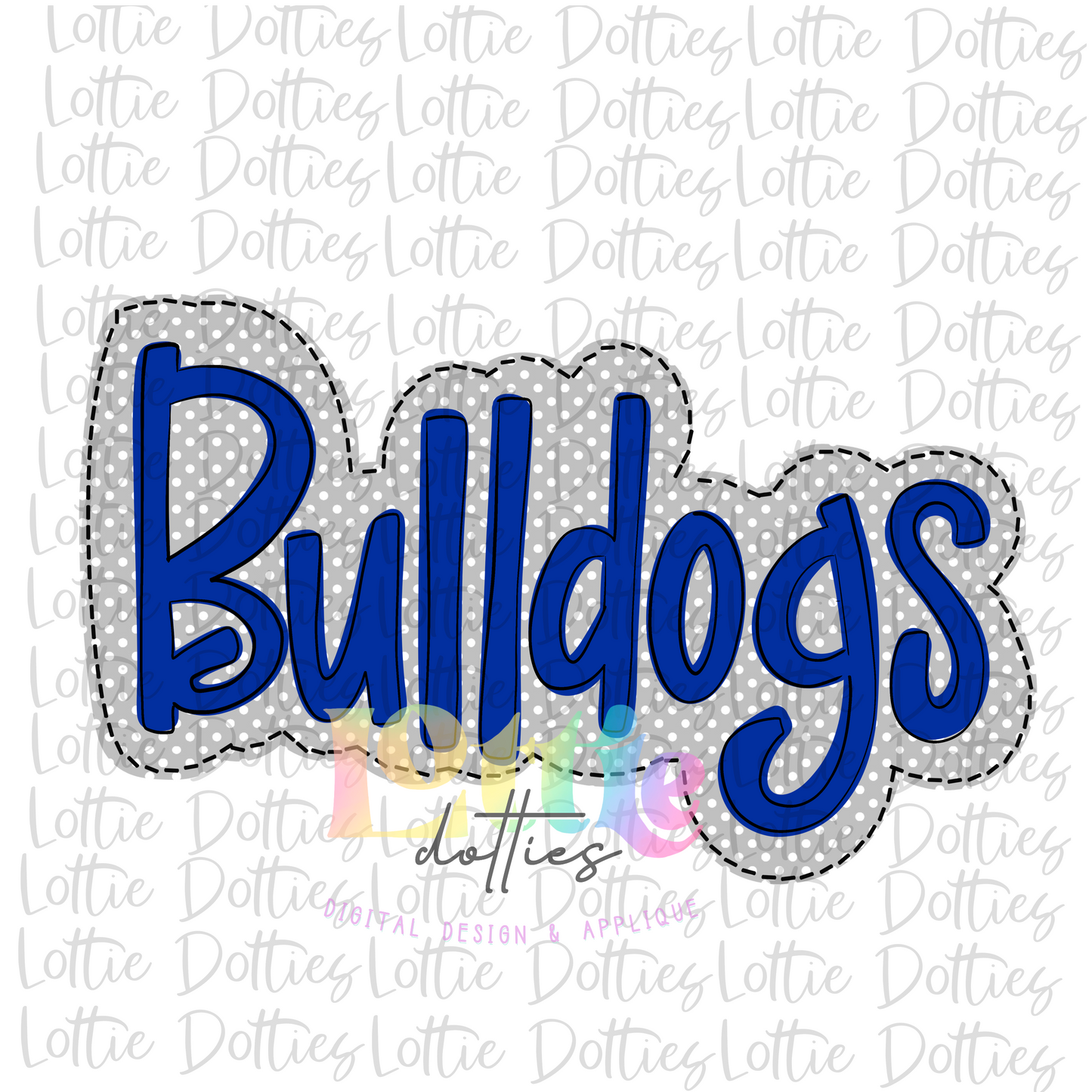 Bulldogs -  PNG - Bulldogs  -  sublimation design - Digital Download - Blue and Gray