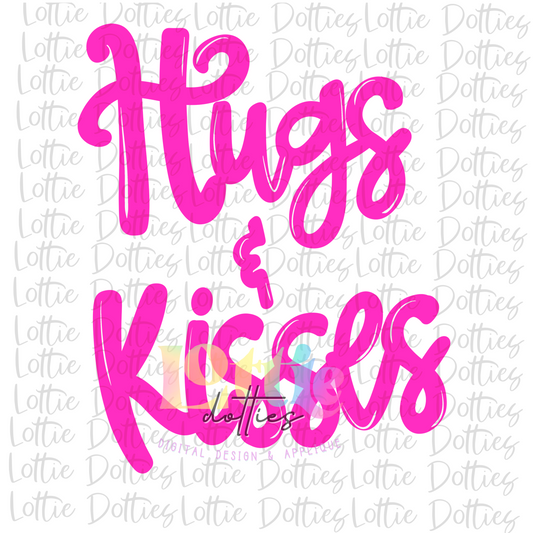 Hugs and Kisses PNG - Valentine's Day Designs - Digital Download