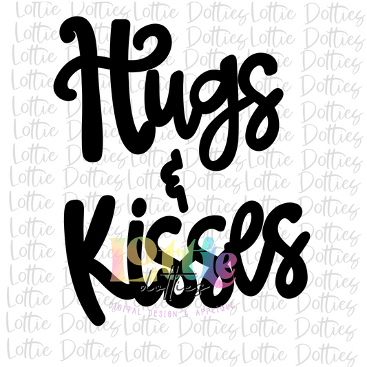 Hugs and Kisses PNG - Valentine's Day Designs - Digital Download