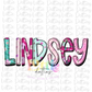 Lindsey PNG - Grandmother Design - Lindsey  Sublimation - Digital Download