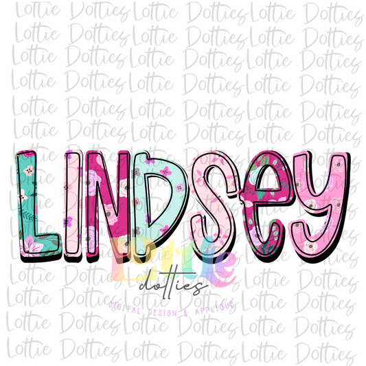 Lindsey PNG - Grandmother Design - Lindsey  Sublimation - Digital Download