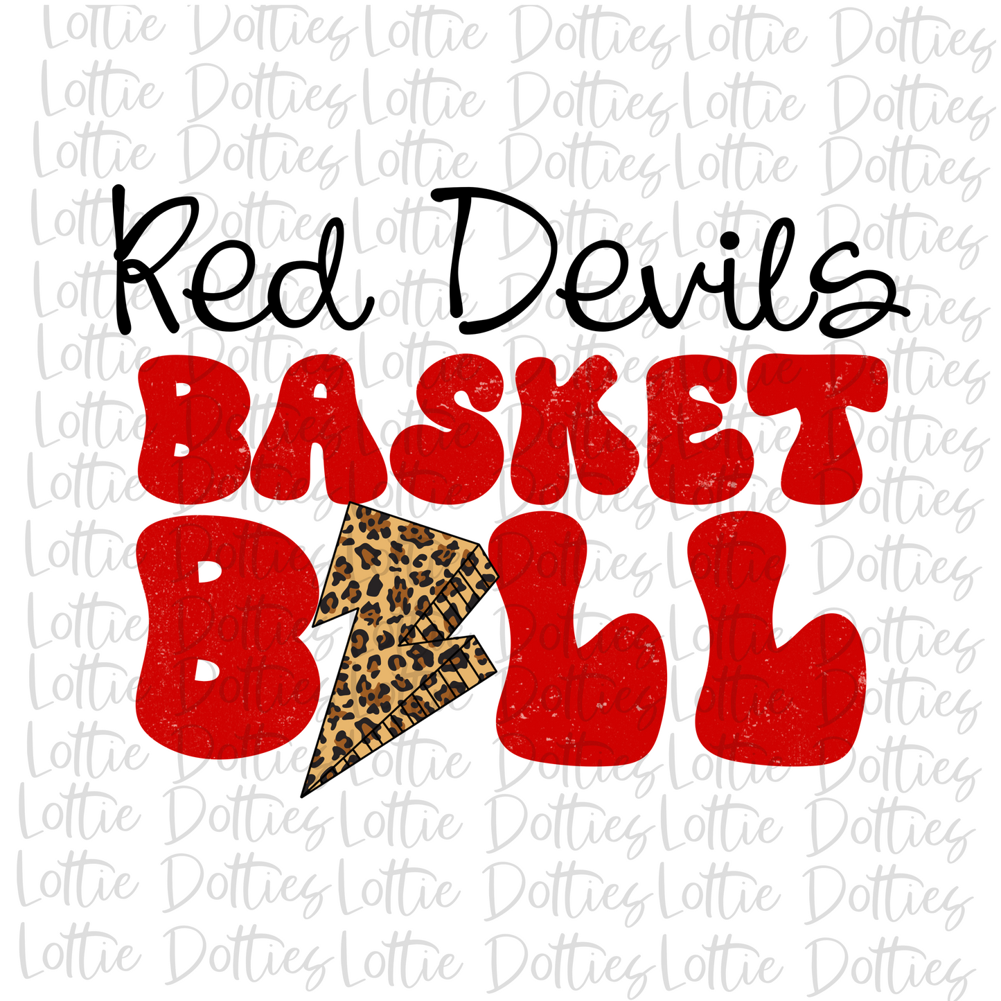 Red  Devils Basketball  Png - Devils Sublimation Design - Digital Download