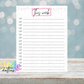 This Week To Do List PNG - Things To Do - Sublimation - Digital Download