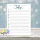 Today To Do List PNG - Things To Do - Sublimation - Digital Download