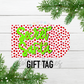 Secret Santa Tags Png - Santa Gift Tag - Christmas Gift tags