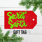 Secret Santa Tags Png - Santa Gift Tag - Christmas Gift tags