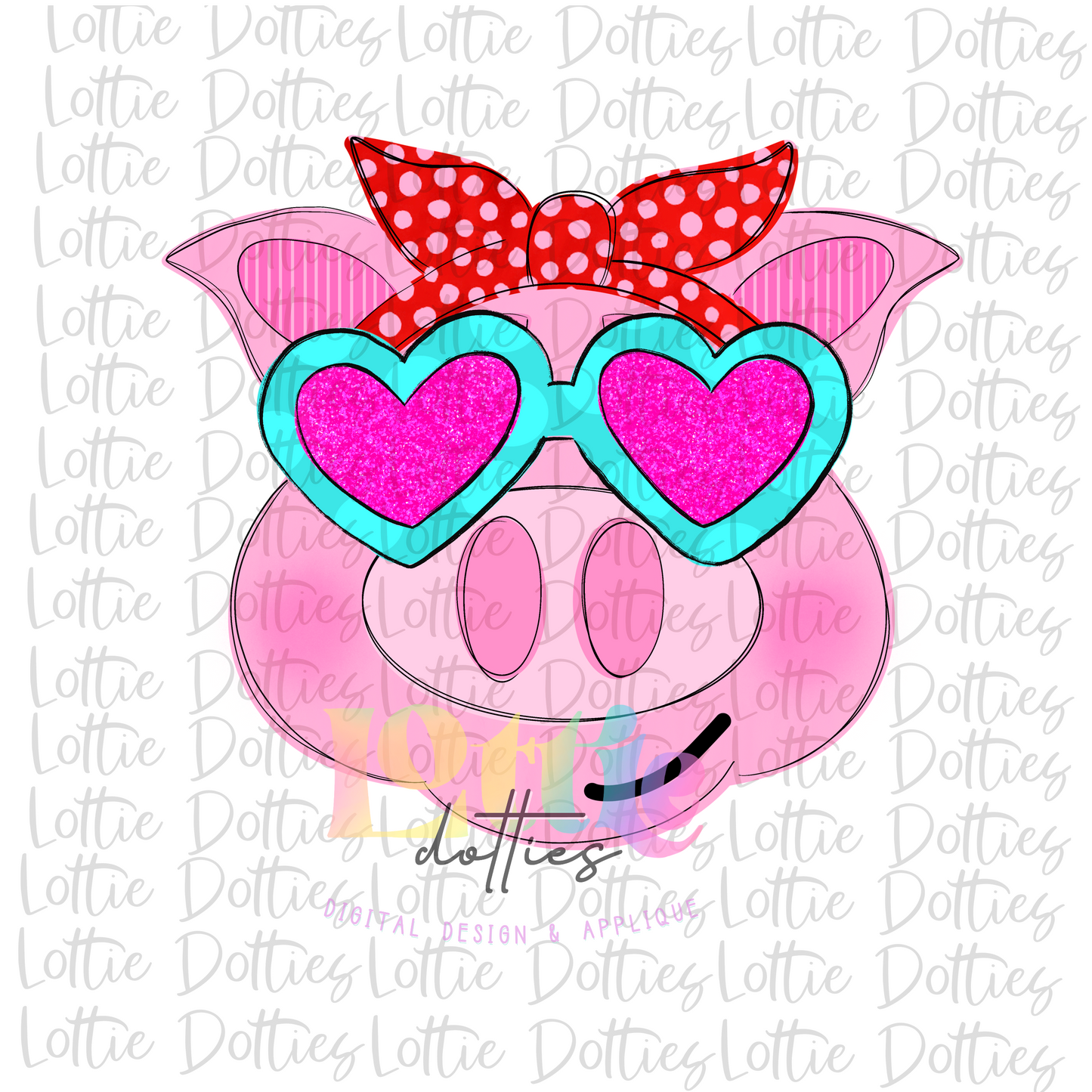 Valentine Pig Png - Pig - Valentine's Day Sublimation - Digital Download