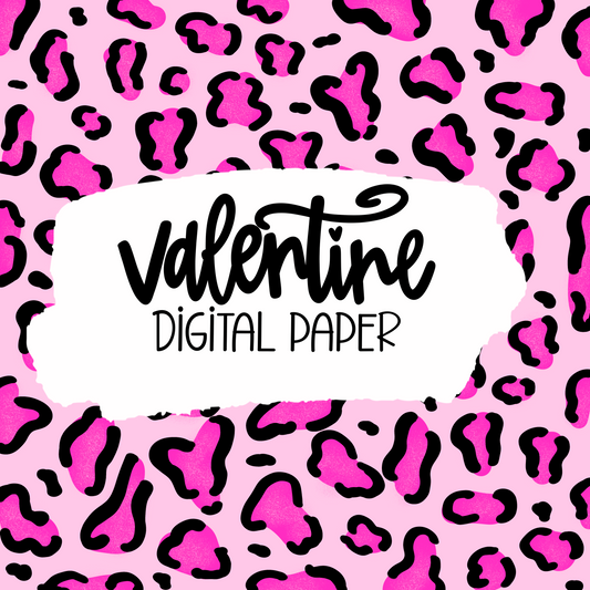 Valentine Digital Paper PNG - Valentine's Day Sublimation - Digital Download - Pink