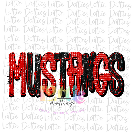 Mustangs PNG - Mustangs -  sublimation design - Digital Download