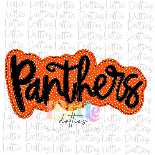 Panthers  PNG - Panthers Sublimation  - Digital Download - Orange and Black