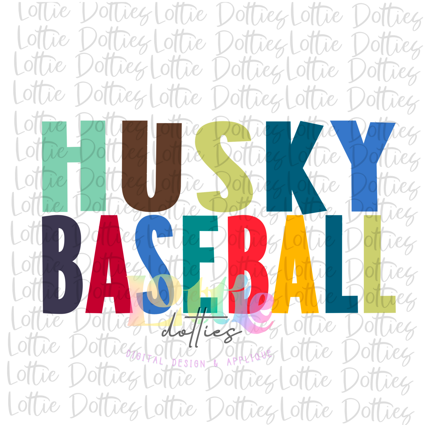 Huskies Baseball - PNG - Baseball Sublimation design - Digital Download