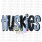 Huskies - PNG - sublimation design - Digital Download -Rhinestone