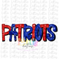 Patriots   PNG - Patriots Sublimation design - Digital Download - Royal and Red