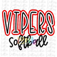 Vipers Softball PNG - Vipers Sublimation - Digital Download
