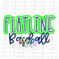 Flatline - PNG - Flatline - Sublimation - Digital Download - Baseball