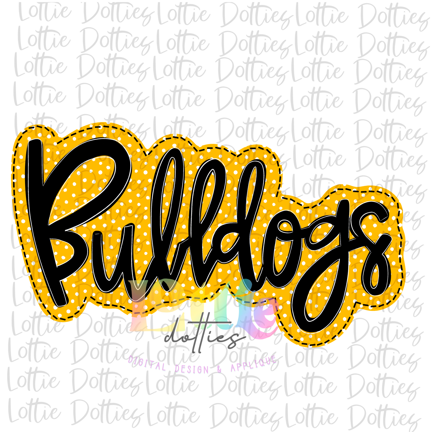 Bulldogs -  PNG - Bulldogs  -  - Sublimation Design - Digital Download - Black and Gold