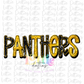 Panthers  PNG - Panthers Sublimation  - Digital Download - Black and Gold Rhinestone