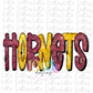 Hornets PNG -  Hornets   -  sublimation design - Digital Download - Maroon and Gold Rhinestone