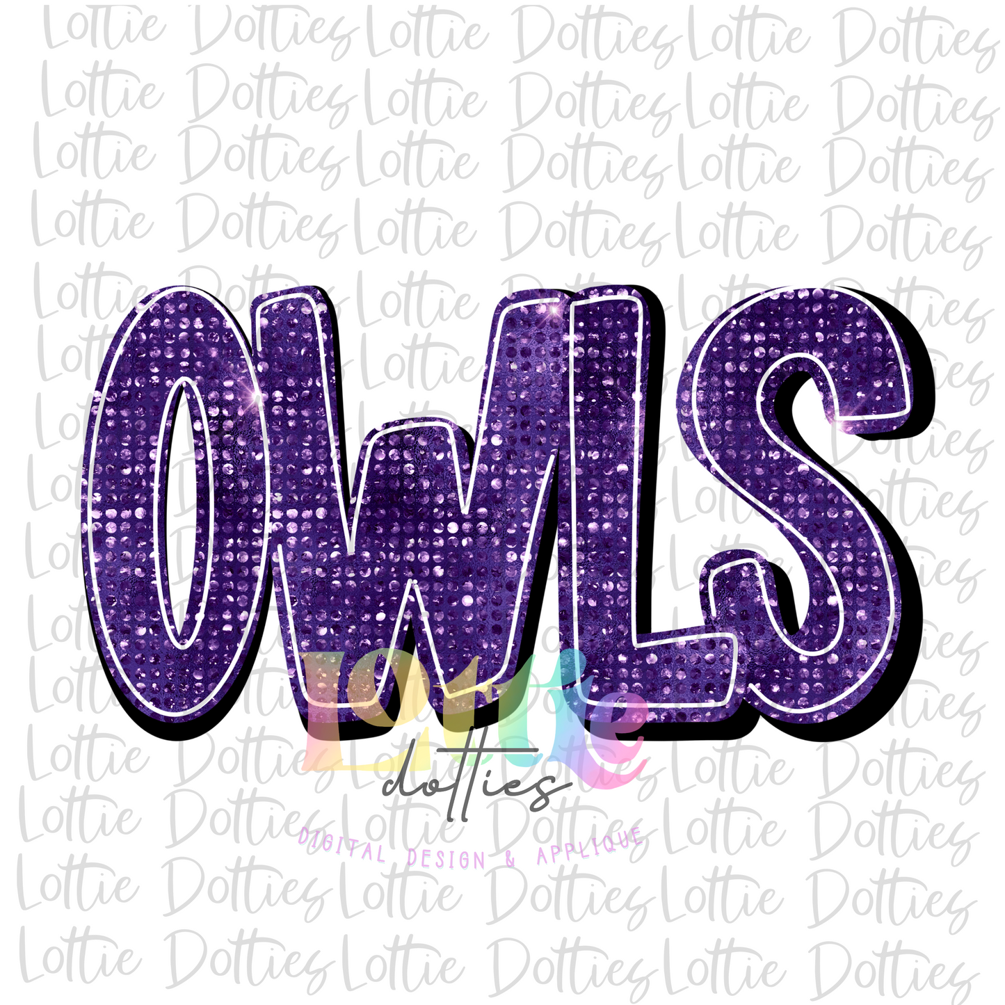 Owls PNG - Instant Download - Digital Download -  Sublimation Design - Purple Rhinestone