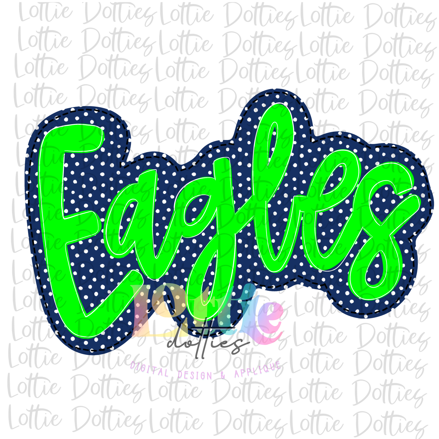 Eagles PNG - Eagles -  Sublimation Design - Digital Download - Navy and Lime Green