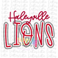 Haleyville Lions PNG - Lions -  sublimation design - Digital Download
