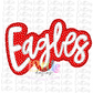Eagles PNG - Eagles -  sublimation design - Digital Download - Red