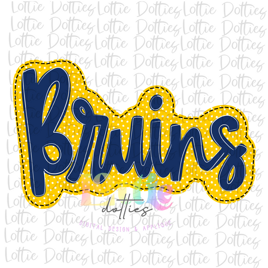 Bruins  PNG - Bruins Sublimation design - Digital Download - Yellow and Navy