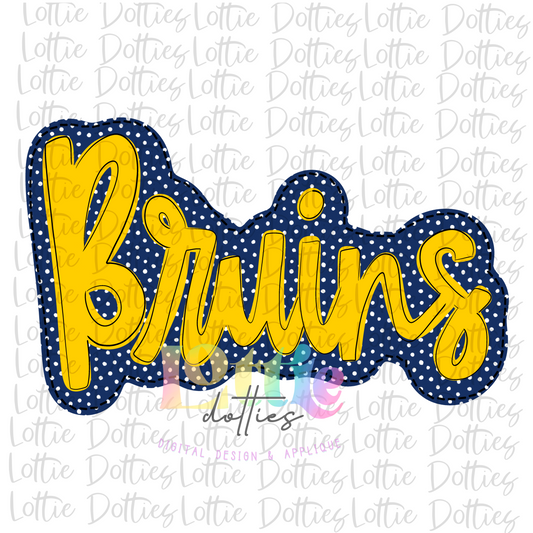Bruins  PNG - Bruins Sublimation design - Digital Download - Navy and Yellow