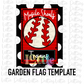 Muscle Shoals Baseball Flag PNG - Sublimation design - Digital Download