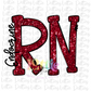 Endocrine RN PNG - Endocrine RN Sublimation - Digital Download - Crimson Rhinestones