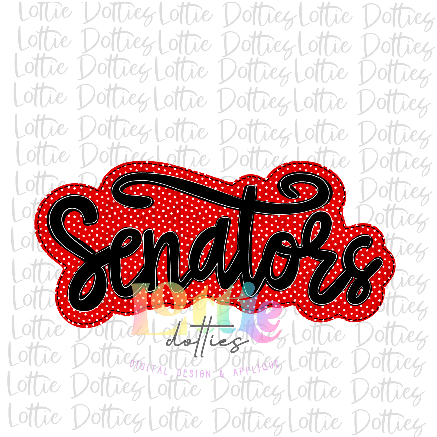 Senators PNG - Senators Sublimation - Digital Download - Red and Black