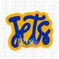 Jets PNG - Jets Sublimation - Digital Download - Royal and Gold with out dots