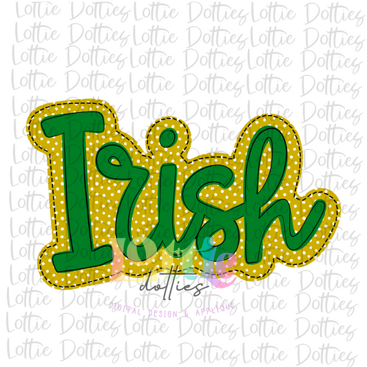 Irish PNG  -  Irish sublimation design - Digital Download - Green