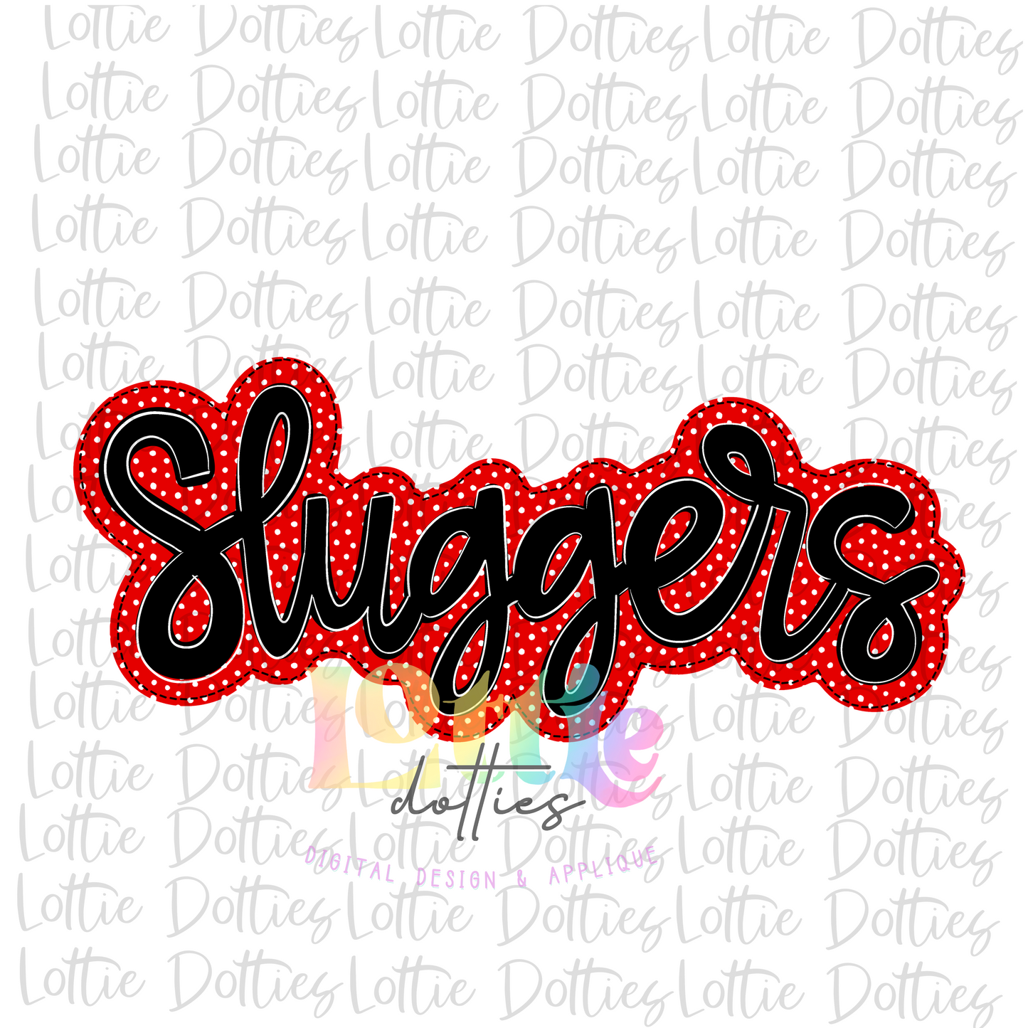 Sluggers PNG - Sluggers Sublimation Design - Digital Download - Red and Black