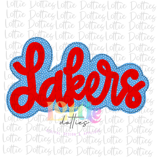 Lakers PNG - Lakers Sublimation - Digital Download - Carolina Blue and Red