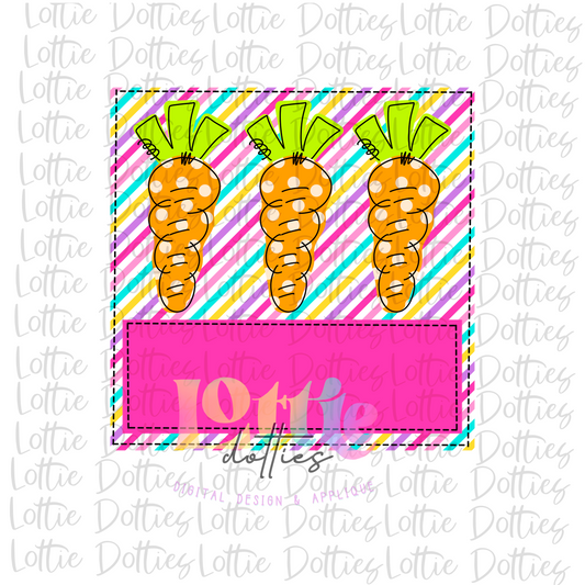 Carrot PNG - Easter Sublimation - Digital Download - Stripe Box