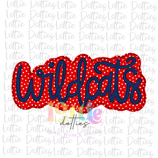 Wildcats  PNG - Wildcats -  sublimation  - Digital Download - Red and Navy