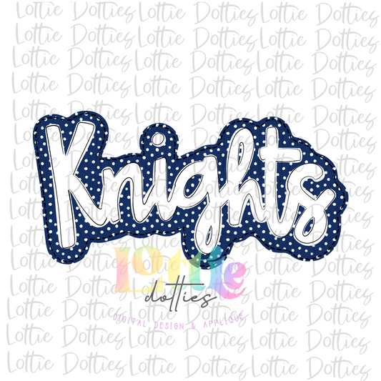 Knights PNG - Knights -  sublimation design - Digital Download - Navy and White