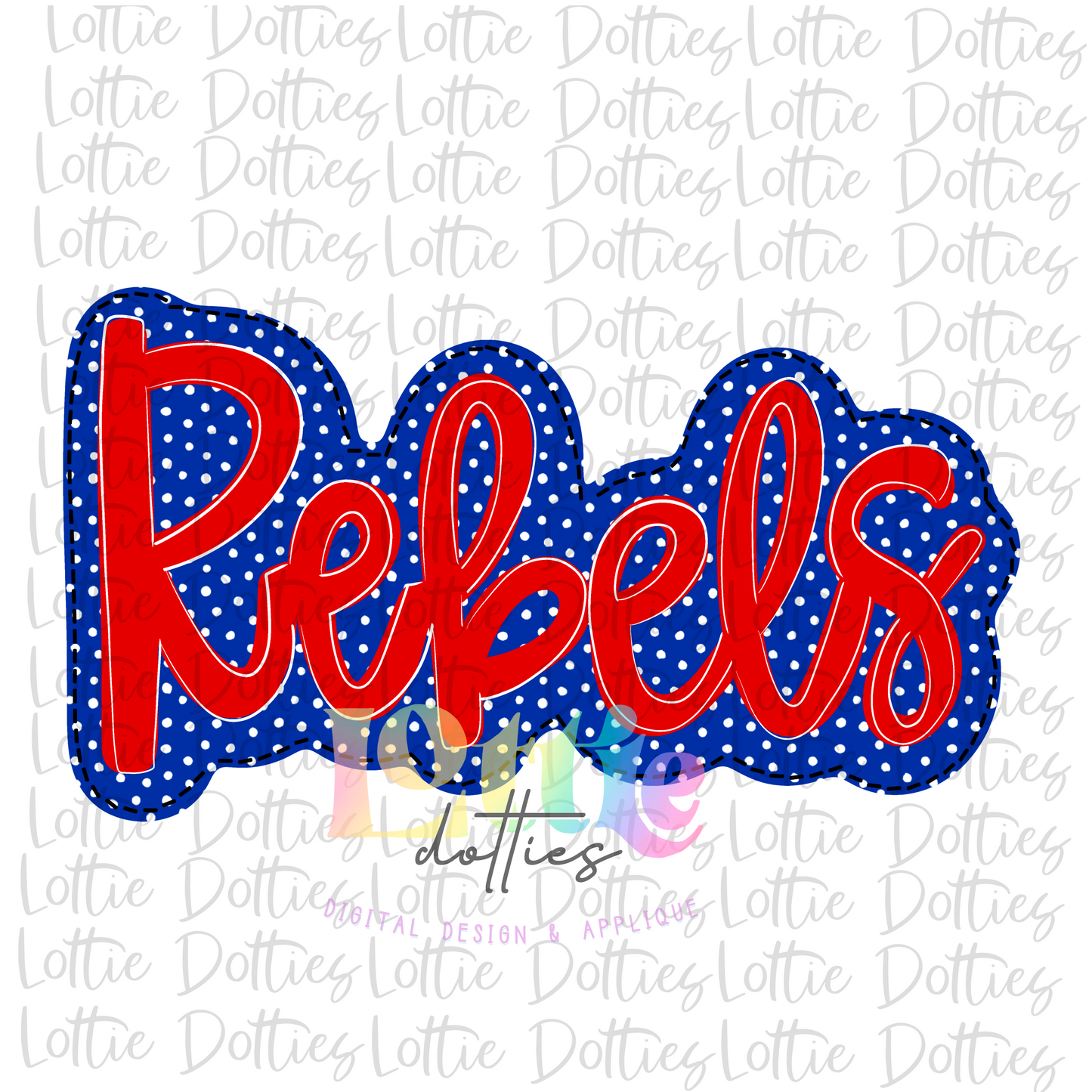 Rebels PNG - Instant Download - Digital Download - Rebels Sublimation Design -   Red and Blue