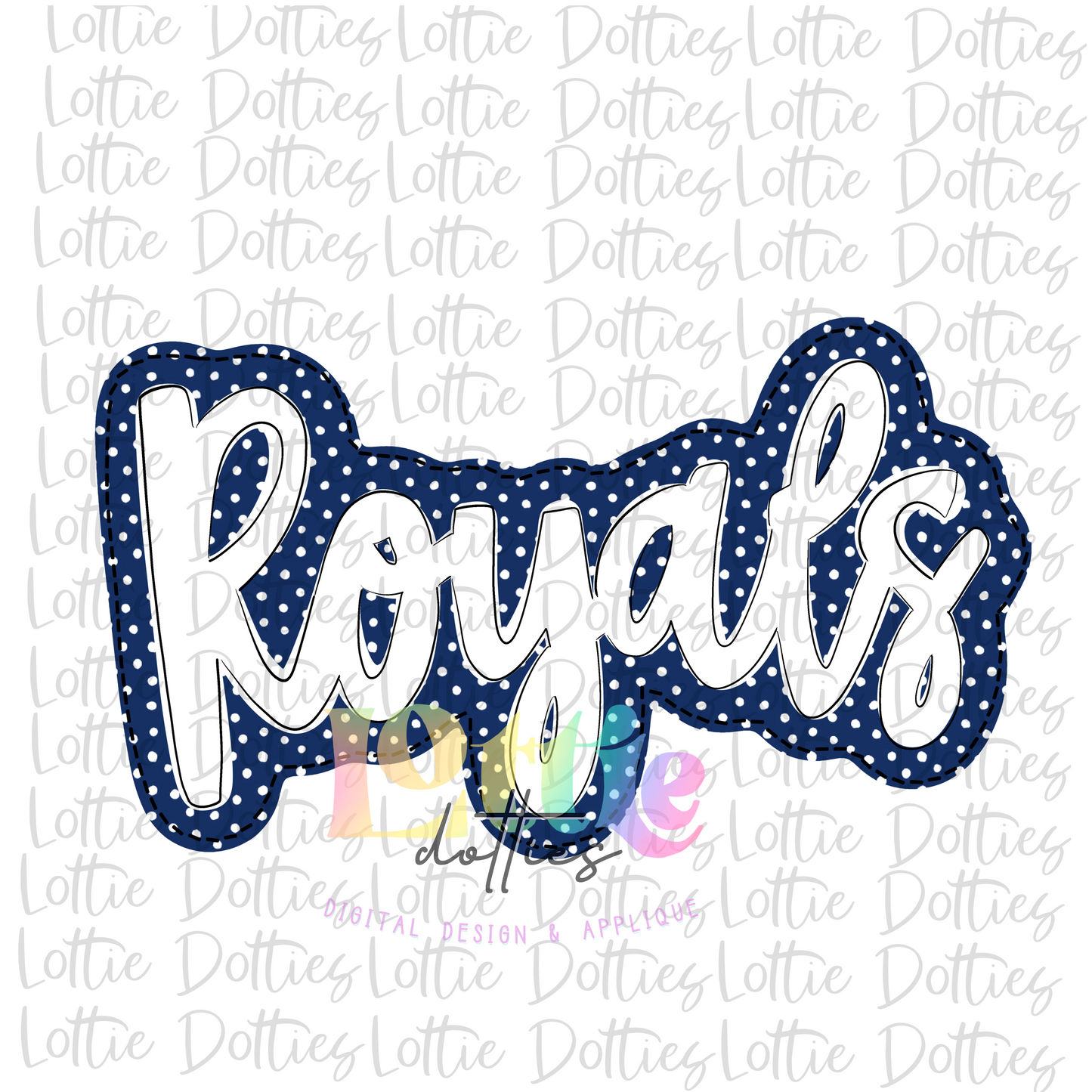 Royals PNG - Royals Sublimation - Digital Download - Navy