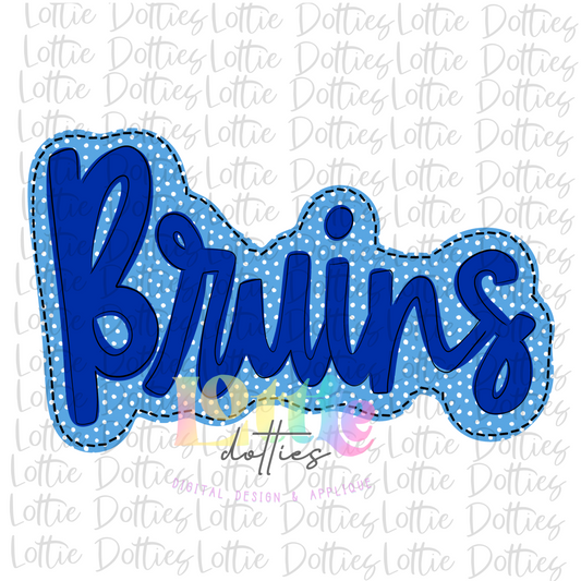 Bruins  PNG - Bruins Sublimation design - Digital Download - Columbia Blue and Royal