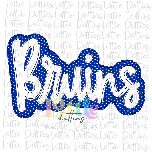 Bruins  PNG - Bruins Sublimation design - Digital Download - Royal and White