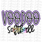 Voodoo Softball PNG - Voodoo Sublimation  - Instant Download - Digital Download