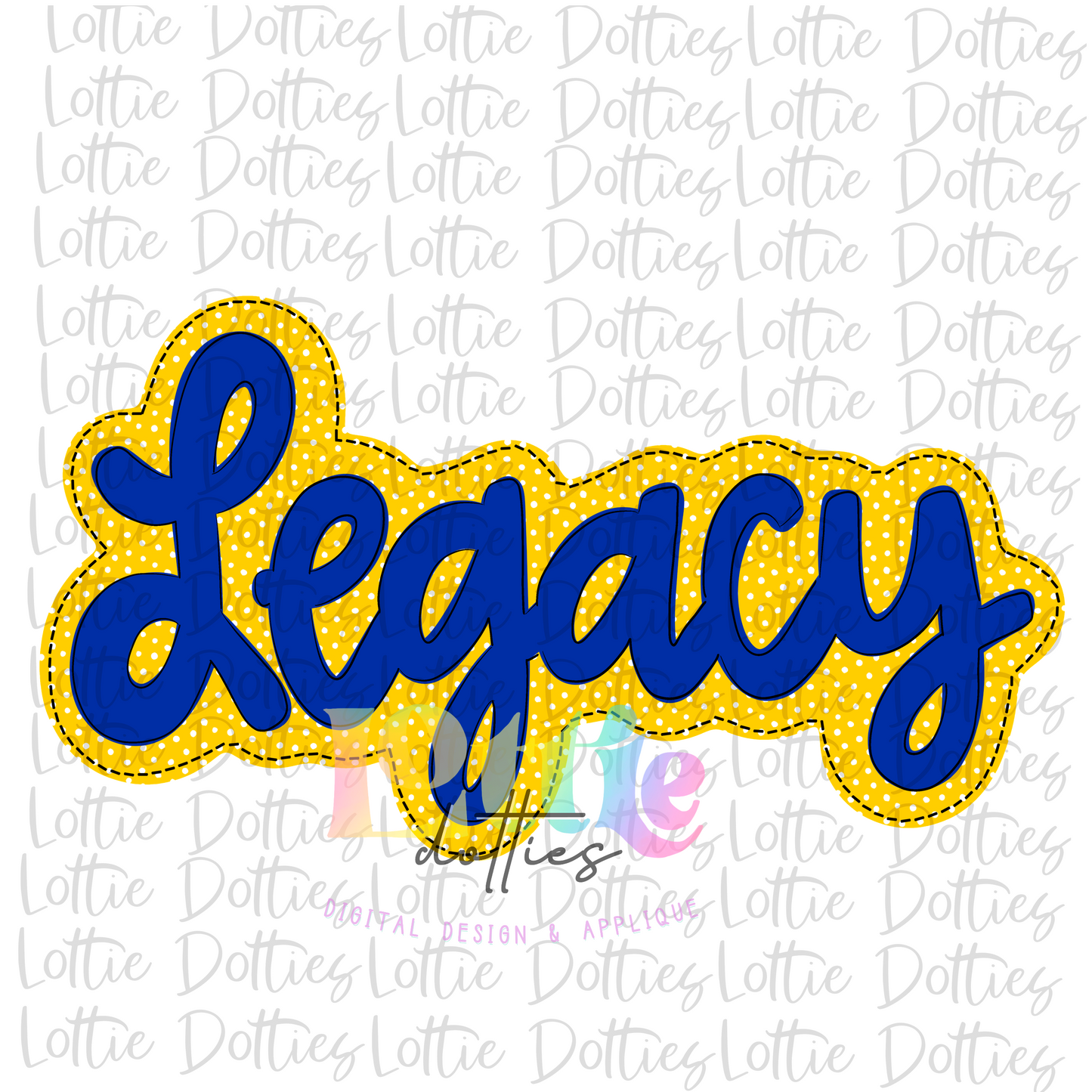 Legacy PNG - Legacy Sublimation - Digital Download - Royal and Gold