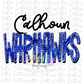 Warhawks Png - Calhoun Warhawks Sublimation Design - Digital Download - Royal Rhinestone