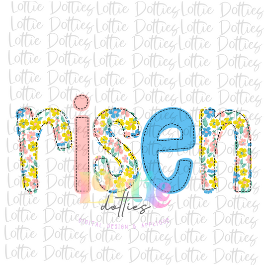 Risen Png - Cross Sublimation Design- Easter Design - Digital Download