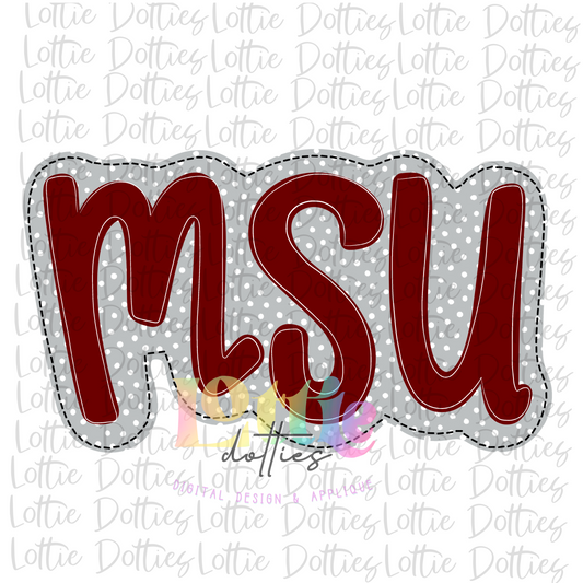 MSU PNG - MSU Sublimation - Digital Download