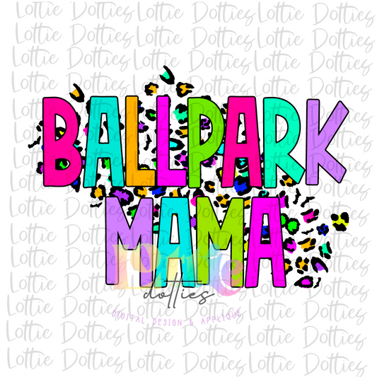 Ballpark Mama PNG - Ballpark Mama Sublimation - Digital Download